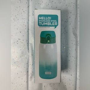 Hello. Stainless Steel Tumbler